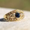 Bague Olympe ✦ or jaune, saphir et diamants