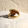 Bague Océane ✦ perles de culture irisées, diamants et saphirs