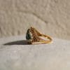 Bague New Delhi ✦ or jaune, turquoises et perles