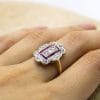 Bague Théodora ✦ deux ors Art Déco, diamants et rubis