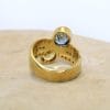 Bague Céleste ✦ or jaune, saphirs bleu & jaune et diamants