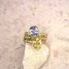 Bague Céleste ✦ or jaune, saphirs bleu & jaune et diamants