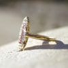 Bague Théodora ✦ deux ors Art Déco, diamants et rubis
