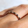 Bague Eléonor ✦ or jaune, saphir et diamants