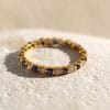 Bague Eléonor ✦ or jaune, saphir et diamants