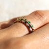 Bague Eléonor ✦ or jaune, saphir et diamants