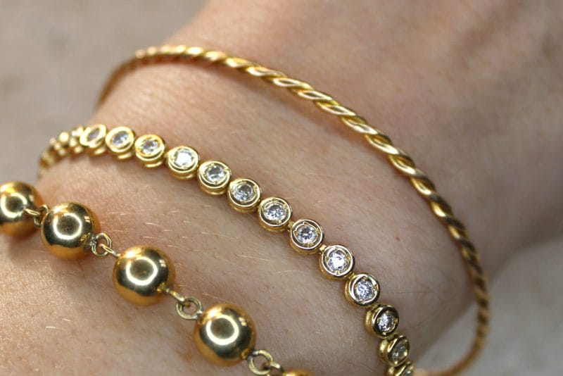 Jonc Thaïs ✦ tressé en or jaune 18 carats