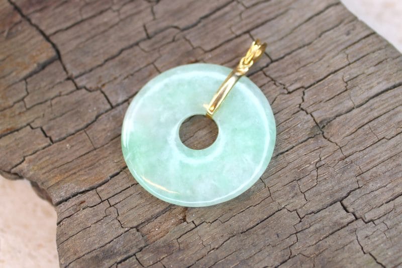 Pendentif Tilia ✦ Jade et or jaune