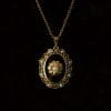 Pendentif Isaure ✦ or jaune, onyx, turquoises et perles de culture
