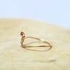 Bague Léa ✦ or jaune 18 carats et rubis